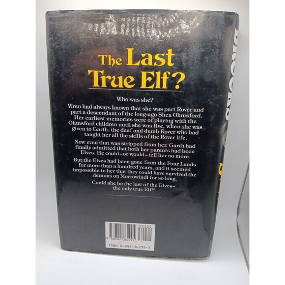 The Elf Queen of Shannara VTG 1st Edition 1st Printing by Terry Brooks 1992 HCDJ - Picture 9 of 9